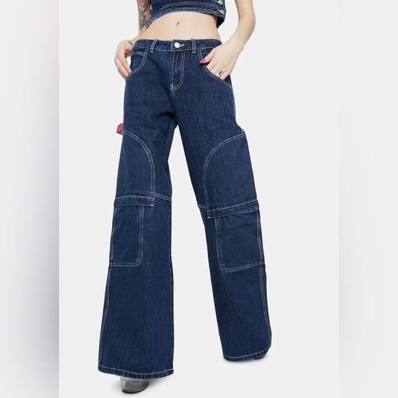 パンツ jaded london oversized skatefit denim 28 jaded london oversized skatefit denim 28